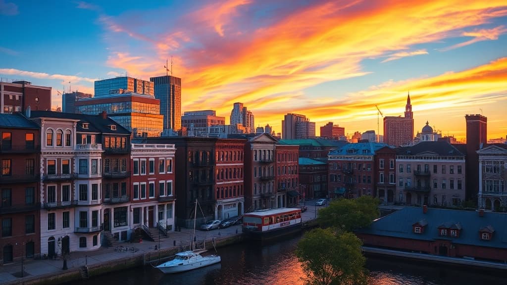 Fells Point neighborhood in Baltimore