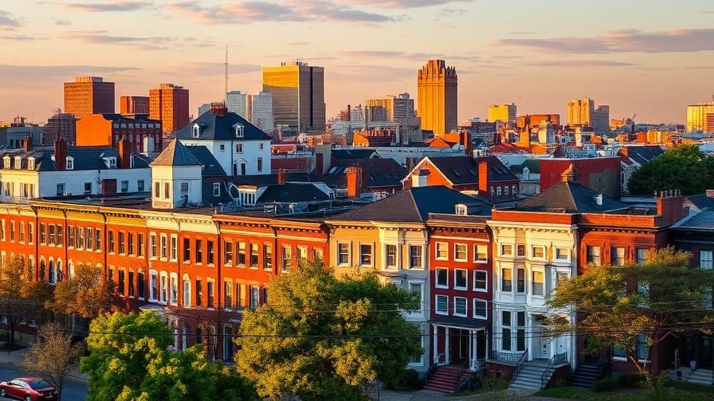 Mount Vernon neighborhood in Baltimore